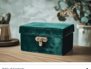 Velvet Jewelry Box