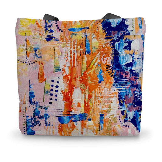 Abstract Canvas Tote