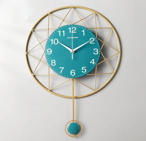 Sky Blue Wall Clock